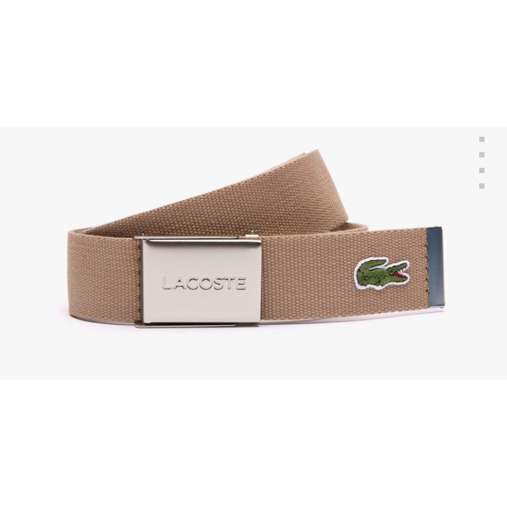 Lacoste L.12.12 Concept French Made Belt
Men in Beige Size 43”